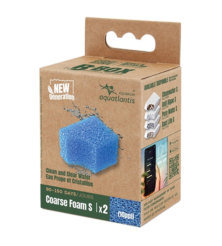 AQUATLANTIS B-BOX COARSE FOAM S 2 PCS