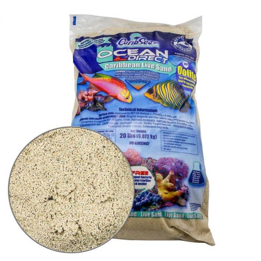 Sable vivant Ocean Direct Oolite Sand - 9,07 kg (fine grade)