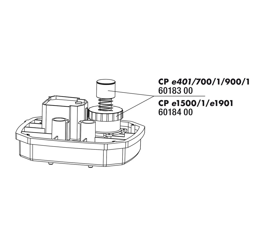 JBL CP e4/7/900/1,2  Bouton  START + Contre-écrou