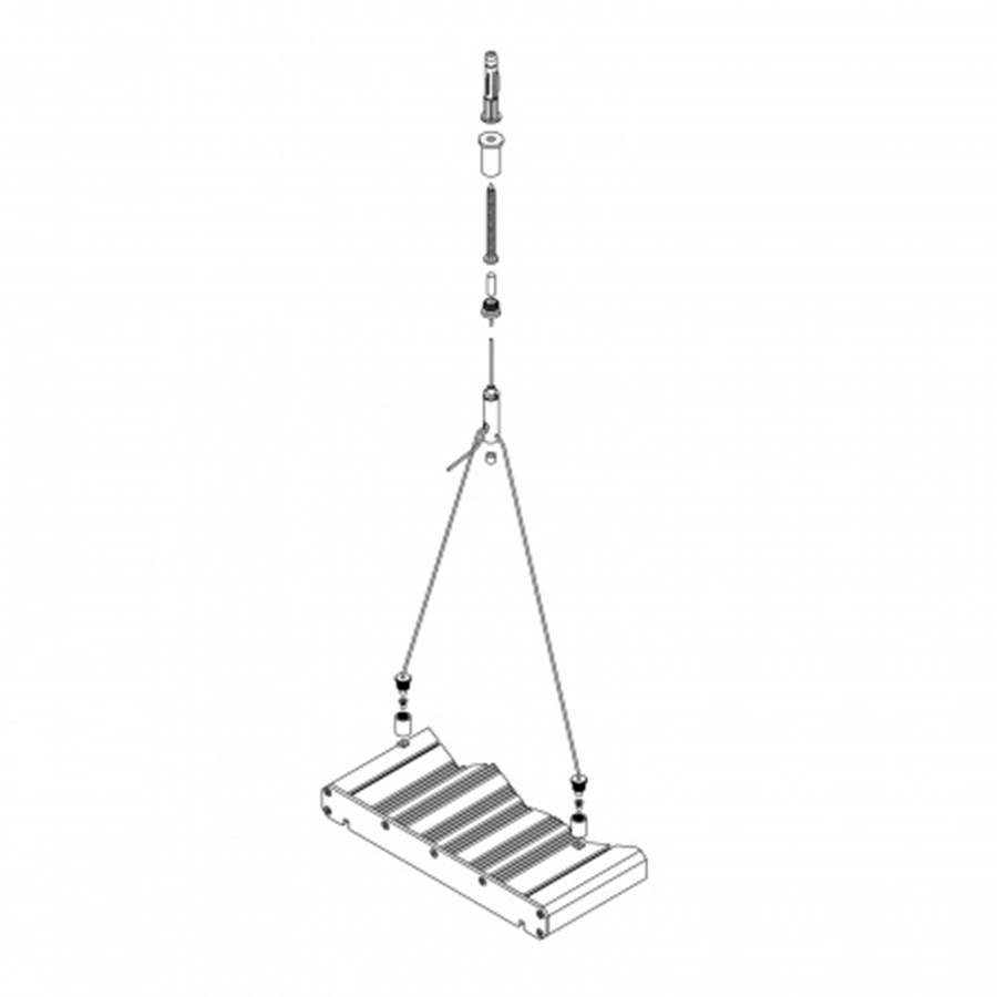 Steel wire support, aquafit 3