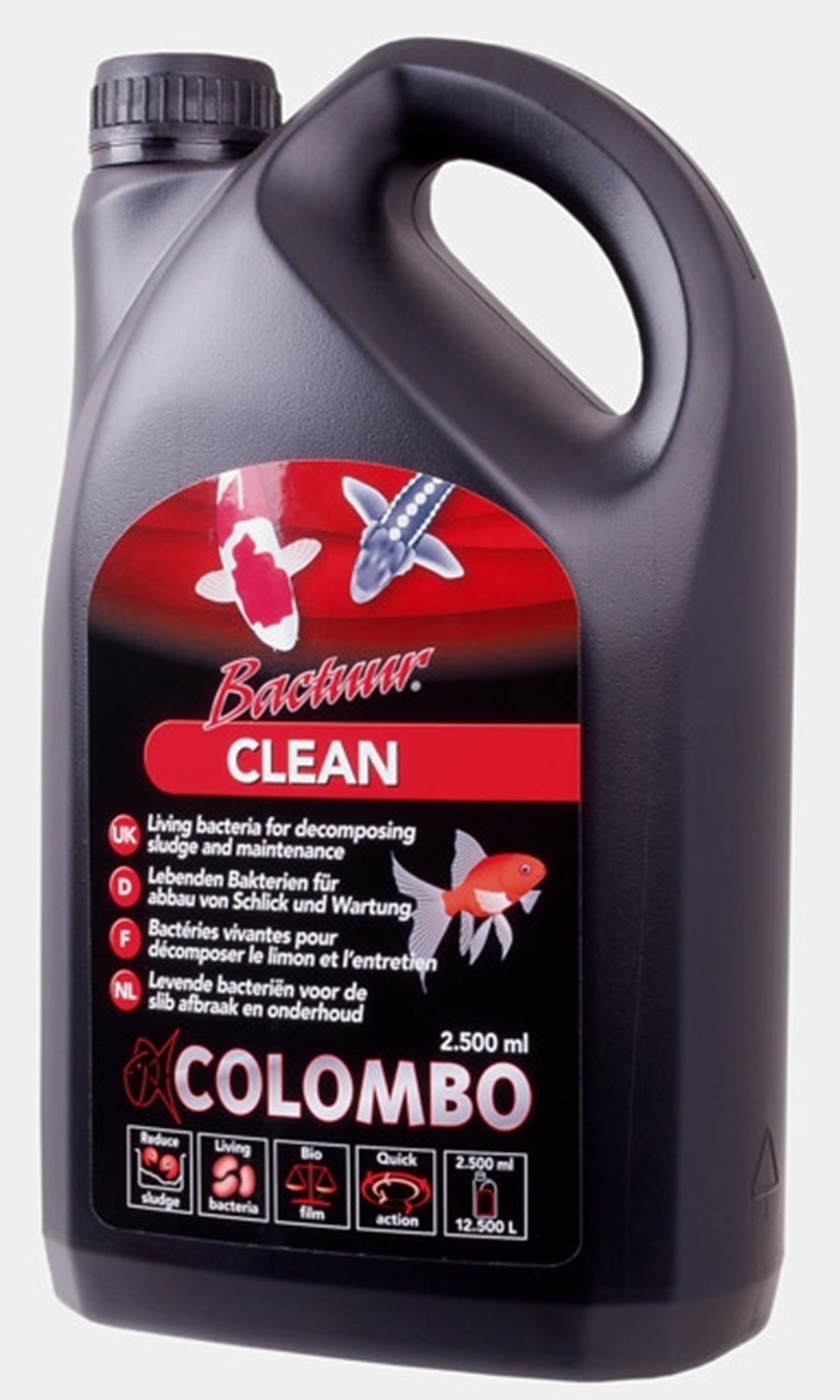 COLOMBO BACTUUR CLEAN SLUDGE 2500ML pour 12.500 litres