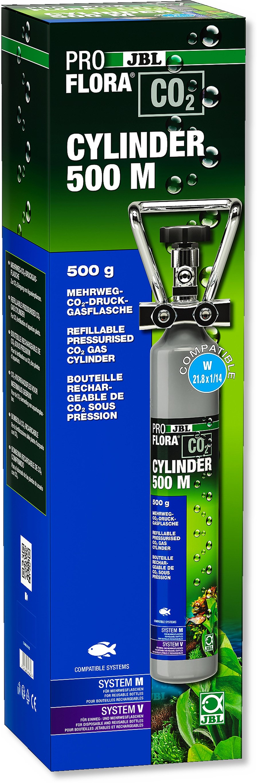 JBL ProFlora CO2 CYLINDER 500 M (bouteille CO2 500g)
