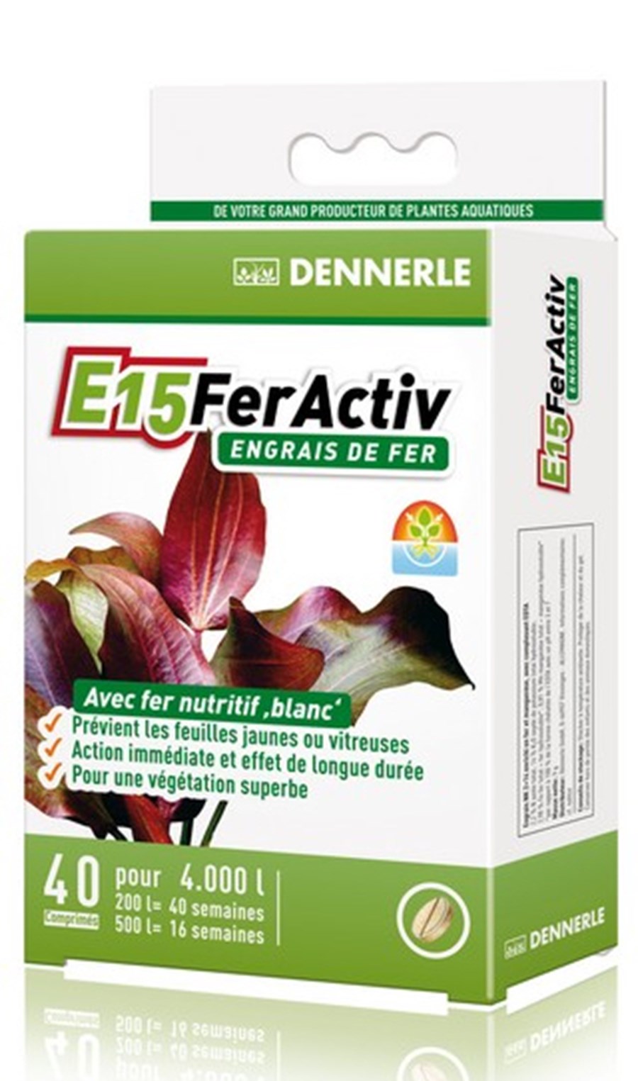 E15 FerActiv 40 cachets 40 pces 4000l.