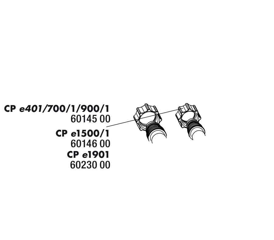 JBL CP e1901,2 Contre-érou raccord tuyau  (2x)