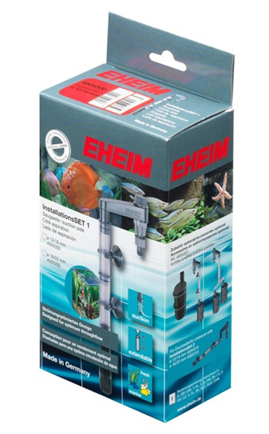 EHEIM 400.430 SET D'INSTALLATION 1 (ASPIRATION) 12/16