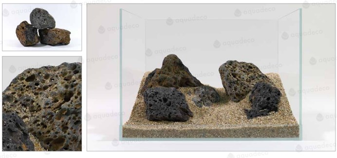 Deco Set Dragon Stone Roche Naturelle AQUADECO - pour Aquarium de 60L