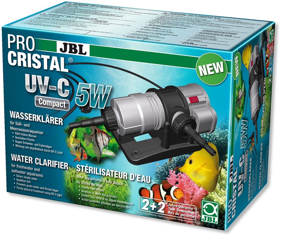 JBL PROCRISTAL Compact UV-C STERILISATEUR D'EAU 5W