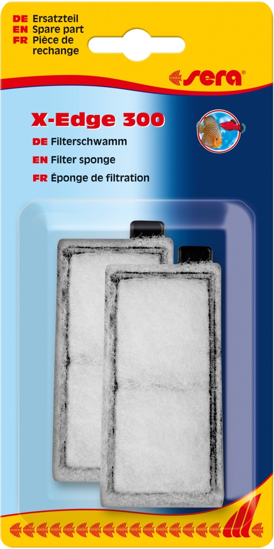 Cartouche de filtration sera, blanche pour x-edge 300 (2pcs)
