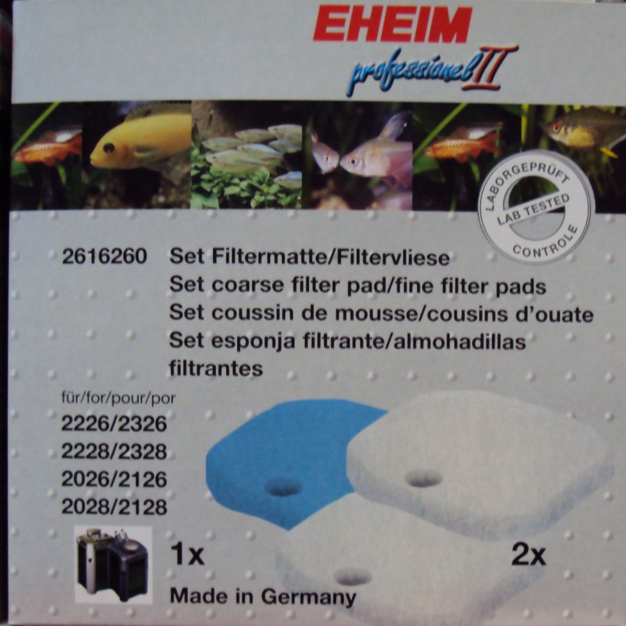 EHEIM 261.6260 OUATE FILTRANTE(2X)/MOUSSE FIN 2026/28