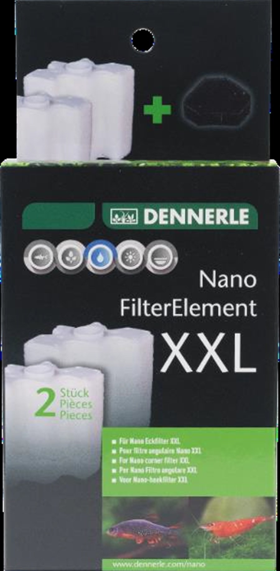 Nano élément filtrant XXL, pack de 2