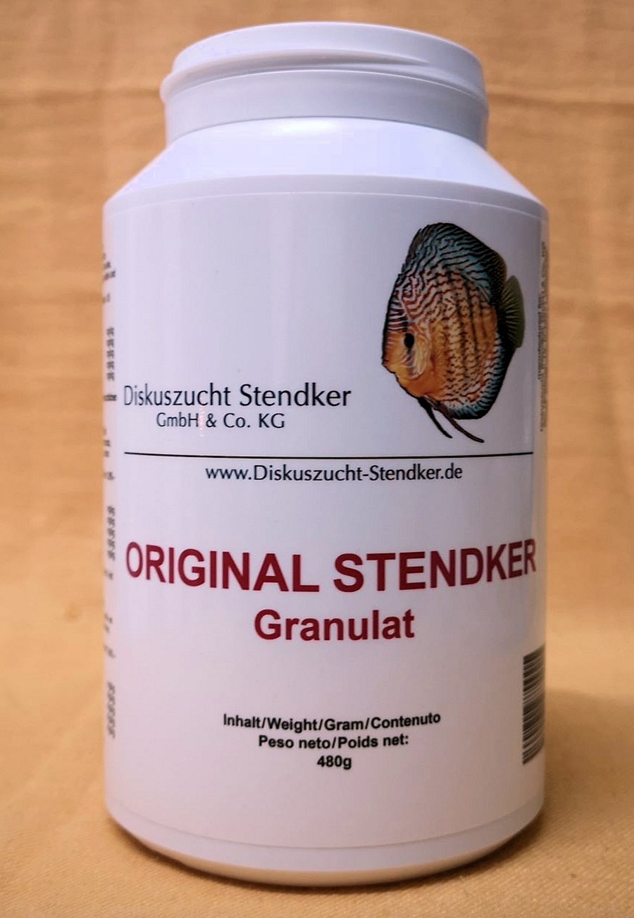 Nourriture Discus Stendker Granulat 140g Entretien, sel et nourriture
