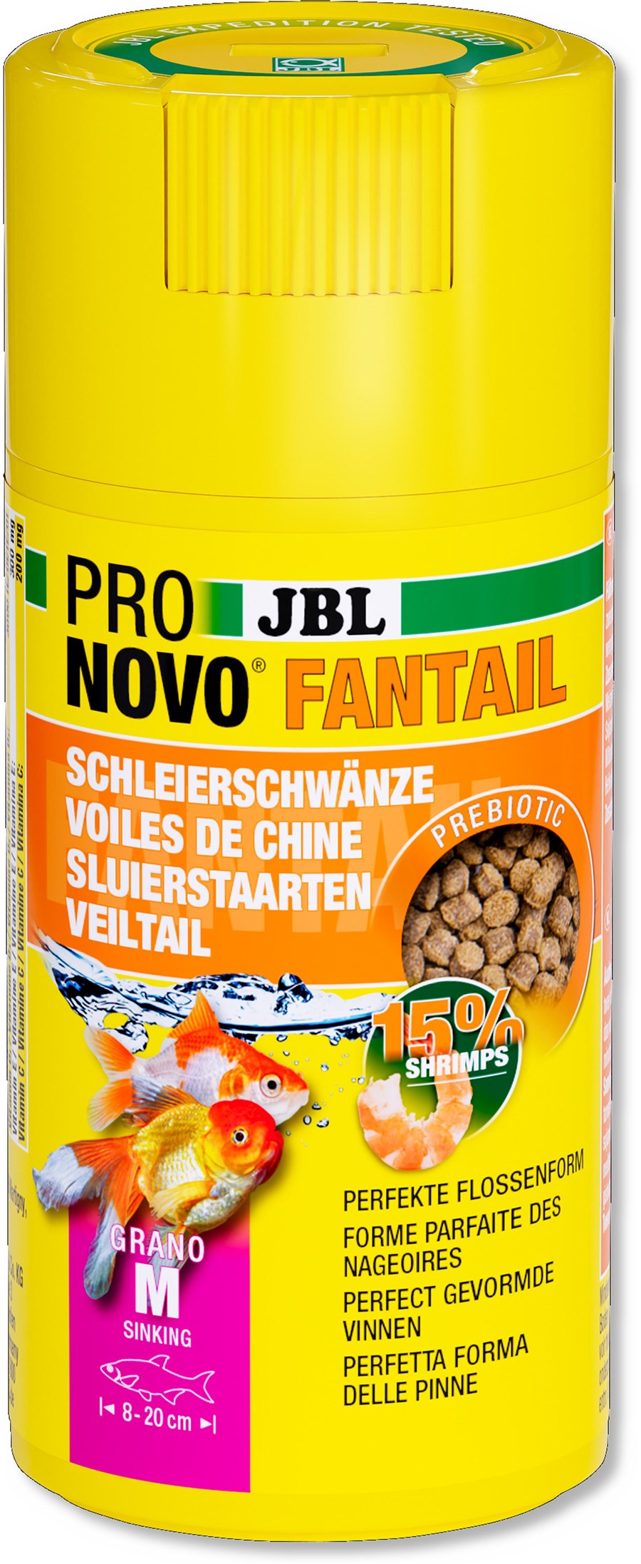JBL PRONOVO FANTAIL GRANO M 250ml CLICK
