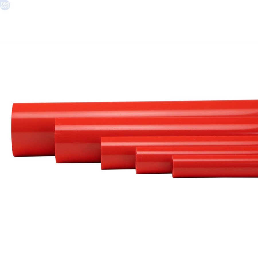 12mm - Tube PVC rouge au mètre