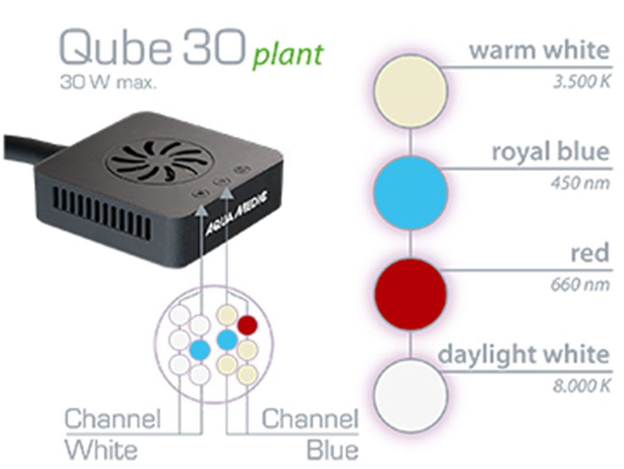 LED Qube 30 Plant  Aqua-medic