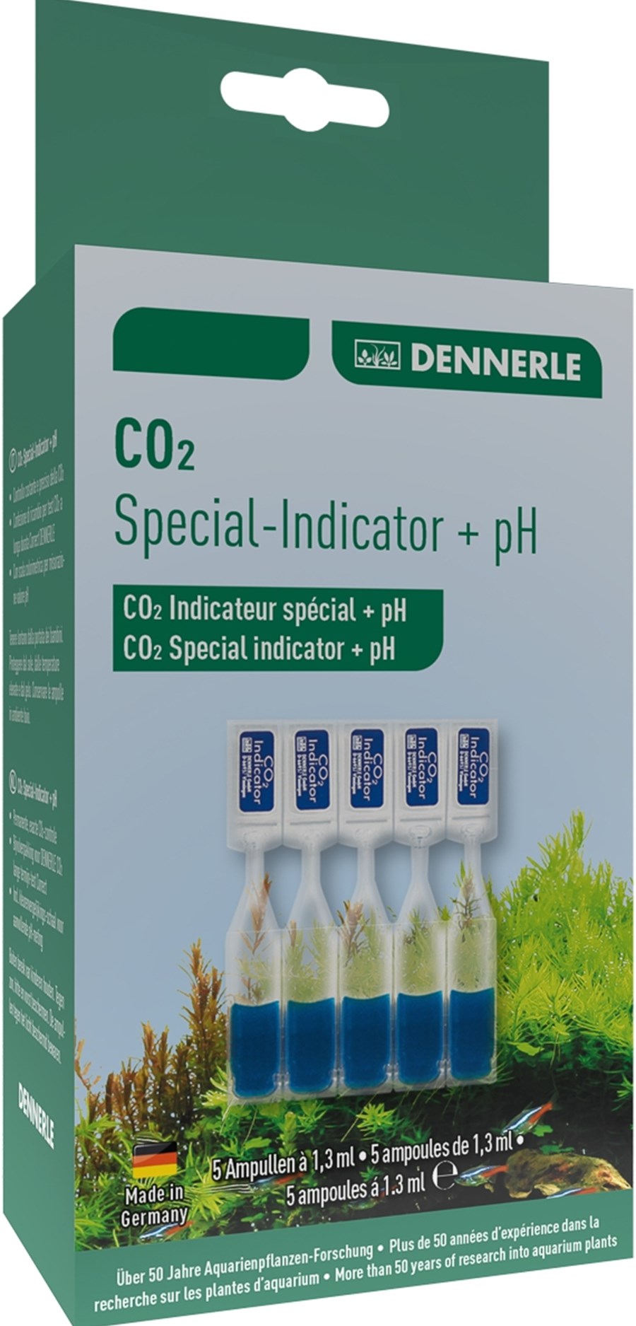 Profi-Line CO2 Indicateur spécial CO2 Co2+pH (5 ampoules)