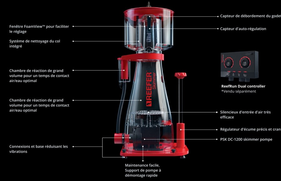 Reefer Skimmer 600 DC (sans contrôleur Reefrun)