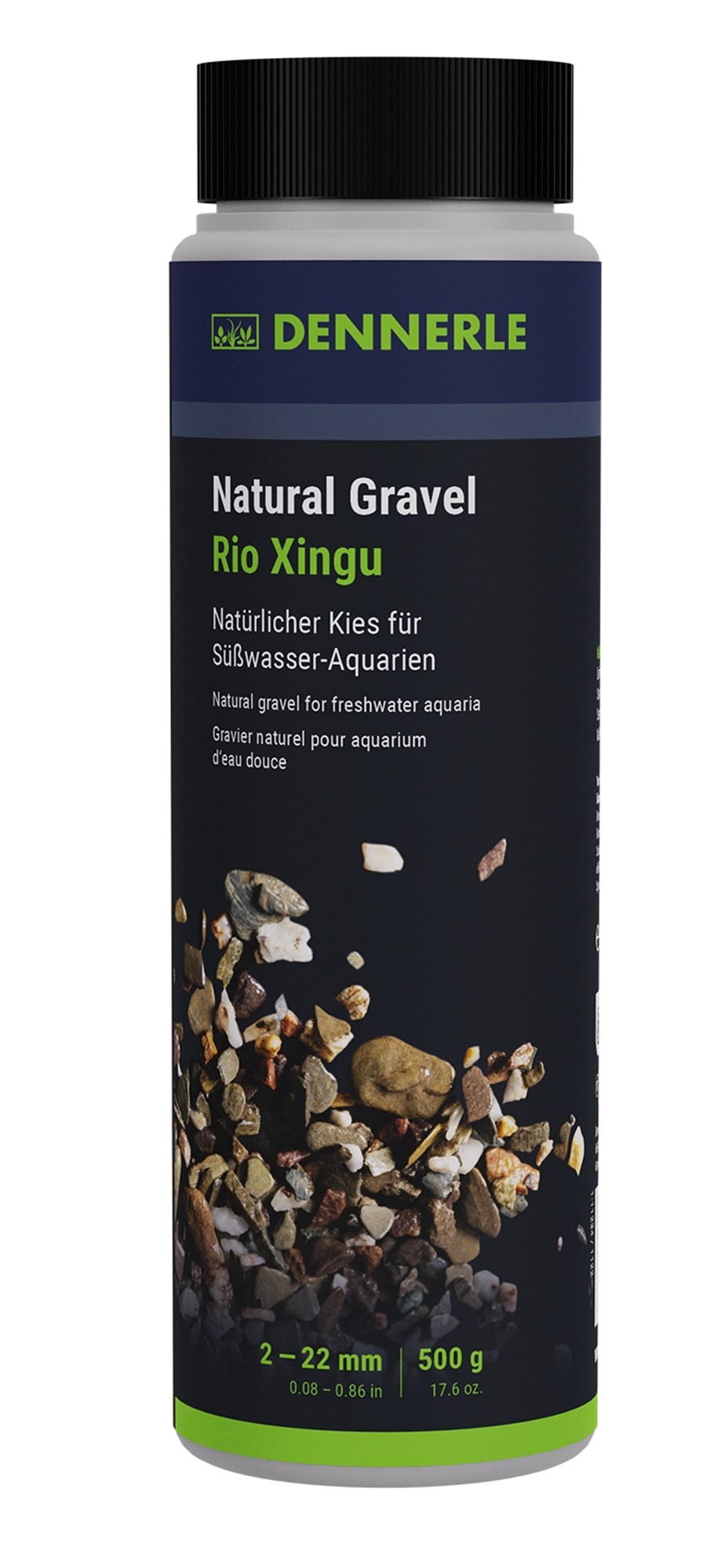 Gravier naturel Plantahunter Rio Xingu MIX 2-22mm- 500gkg