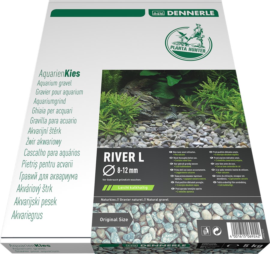 Gravier naturel Plantahunter River L - 5kg