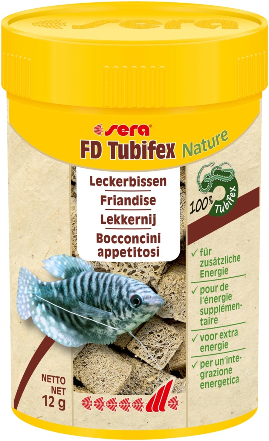 sera FD Tubifex Nature 100 ml