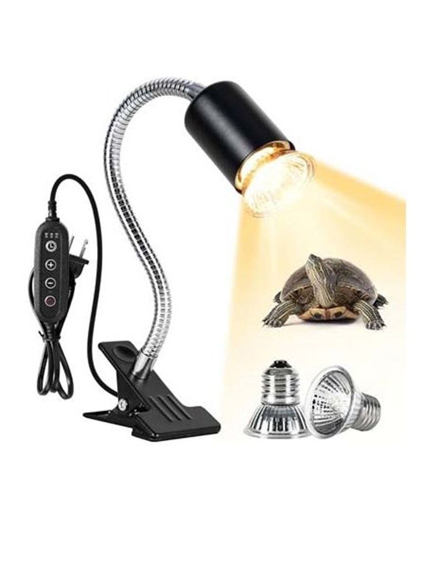 SUPPORT dimmable pr. ampoule E27 pince MAXI.50w REPTIZOO